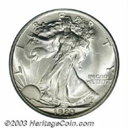 1920 50C MS65 PCGS.