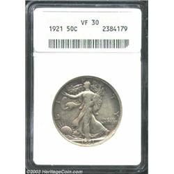 1921 50C VF30 ANACS.