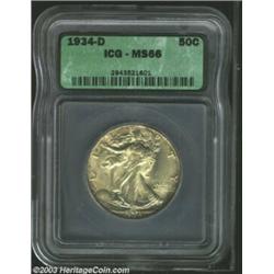 1934-D 50C MS66 ICG.