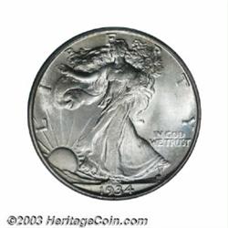 1934-S 50C MS66 PCGS.