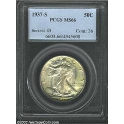 1937-S 50C MS66 PCGS.