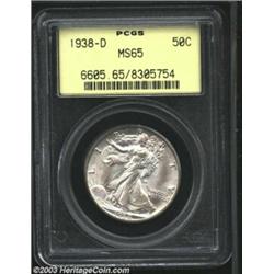 1938-D 50C MS65 PCGS.
