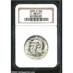 1939-D 50C MS67 NGC.