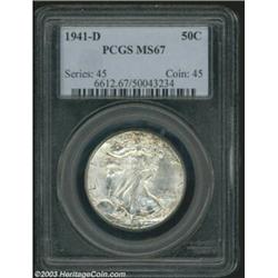 1941-D 50C MS67 PCGS.