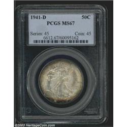 1941-D 50C MS67 PCGS.