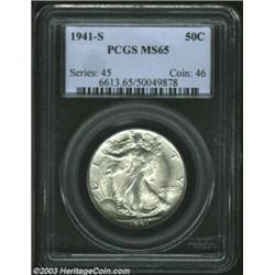 1941-S 50C MS65 PCGS.
