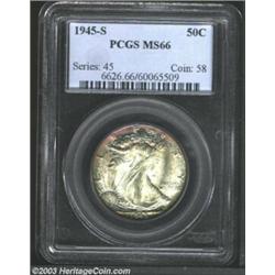 1945-S 50C MS66 PCGS.