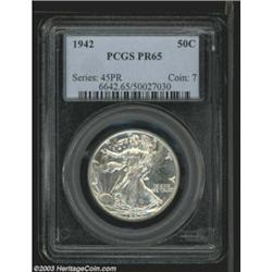 1942 50C PR65 PCGS.