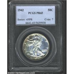 1942 50C PR65 PCGS.