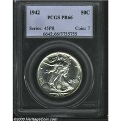 1942 50C PR66 PCGS.