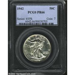 1942 50C PR66 PCGS.