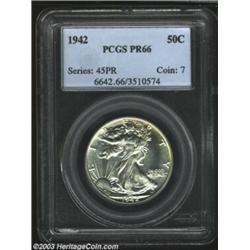 1942 50C PR66 PCGS.