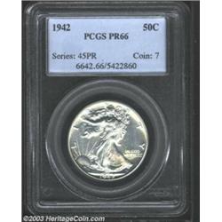 1942 50C PR66 PCGS.