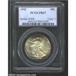 1942 50C PR67 PCGS.