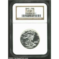 1942 50C PR67 NGC.