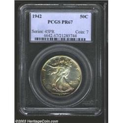 1942 50C PR67 PCGS.