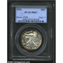 1942 50C PR67 PCGS.