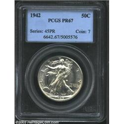 1942 50C PR67 PCGS.
