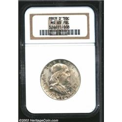 1949-D 50C MS65 Full Bell Lines NGC.