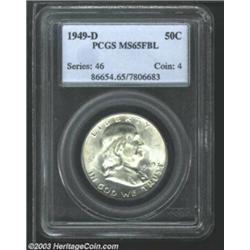 1949-D 50C MS65 Full Bell Lines PCGS.