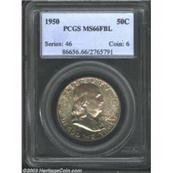 1950 50C MS66 Full Bell Lines PCGS.