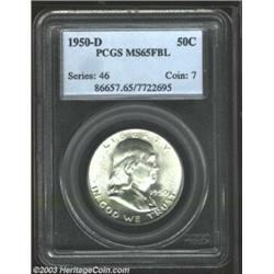 1950-D 50C MS65 Full Bell Lines PCGS.