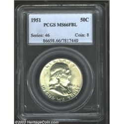 1951 50C MS66 Full Bell Lines PCGS.