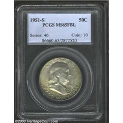 1951-S 50C MS65 Full Bell Lines PCGS.