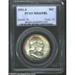 1951-S 50C MS66 Full Bell Lines PCGS.
