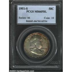 1951-S 50C MS66 Full Bell Lines PCGS.