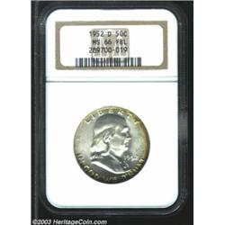 1952-D 50C MS66 Full Bell Lines NGC.