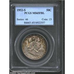 1952-S 50C MS65 Full Bell Lines PCGS.