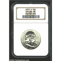 1959-D 50C MS66 Full Bell Lines NGC.