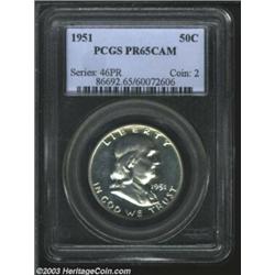 1951 50C PR65 Cameo PCGS.