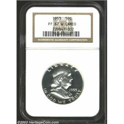 1953 50C PR67 W Cameo NGC.