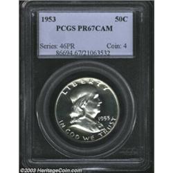 1953 50C PR67 Cameo PCGS.