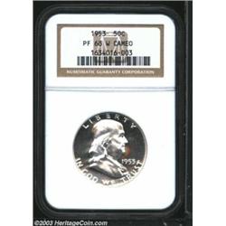 1953 50C PR68 W Cameo NGC.