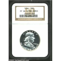 1954 50C PR66 Deep Cameo NGC.