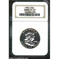 1955 50C PR67 Cameo NGC.