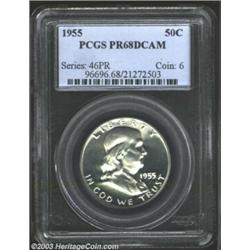 1955 50C PR68 Deep Cameo PCGS.