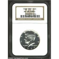 1966 50C SMS MS68 Cameo NGC.