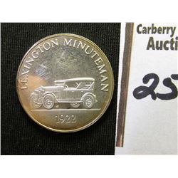 "Moon & Carrigan Ford Sales and Service Williamsfield, Illinois" Advertising card depictin a Firesto