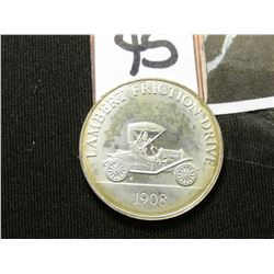 "Keep Your Ford Car Cool…Miles Bilt Manufacturing Co….Los Angeles, Ca." Advertising card &  Sterling