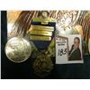 Image 2 : 1958 "Iowa State Rifle Assn./State Championship/.30 Caliber/Second Place" Brass Medal with ribbon an