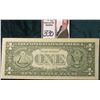 Image 2 : Series 1986A $1 Federal Reserve Note Autographed by "Mary Ellen Withrow" at the Memphis 1994 Paper M