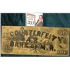 Image 1 : Cancelled in brown Ink "Counterfeit A.B. Bank of M.A." Southridge, Mass. Five Dollar note.