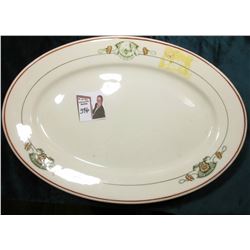 "Hotel Fort Des Moines" China Serving Platter. "Skenango China/New Castle, Pa./Made For/Albert Pick 
