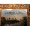 Image 2 : "1876 1926 "Golden Anniversary Lorenzen & Son/Furnitiure and Undertaking/Montezuma, Iowa", reverse "