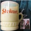 Image 1 : "Stewart." (Minnesota or Nevada) Milk Glass  3" Custard cup. 'Doc' originally valued at $48.00.