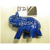 Image 2 : "HRUSKA", "G.O.P." Embossed Blue China Elephant.